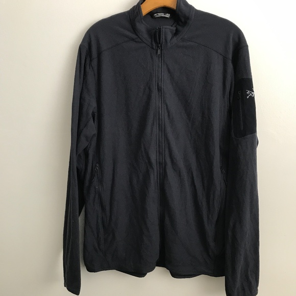 Arc'teryx Fleece Zip Up Blue Jacket Mens XL - Picture 1 of 10